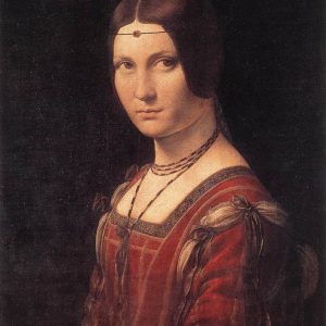 Leonardo da Vinci Portret kobiety La Belle Ferronnière