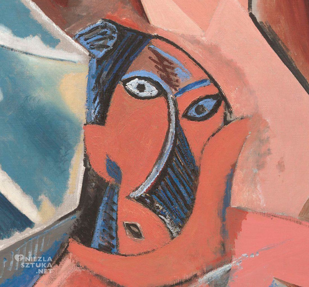 Pablo Picasso, Panny z Awinionu, detal, 1907, olej, płótno, Museum of Modern Art, Nowy Jork, Niezła sztuka