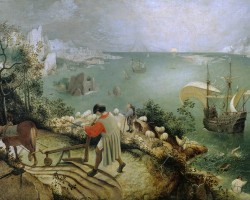 Pieter Bruegel upadek ikara, Bruksela, Niezła sztuka