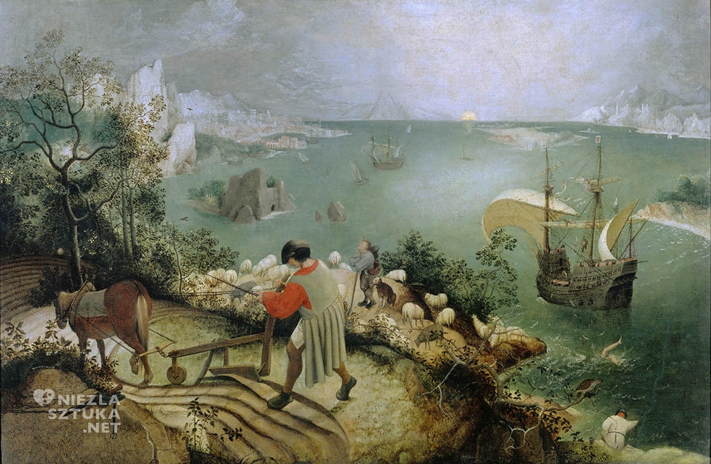 Pieter Bruegel upadek ikara, Bruksela, Niezła sztuka