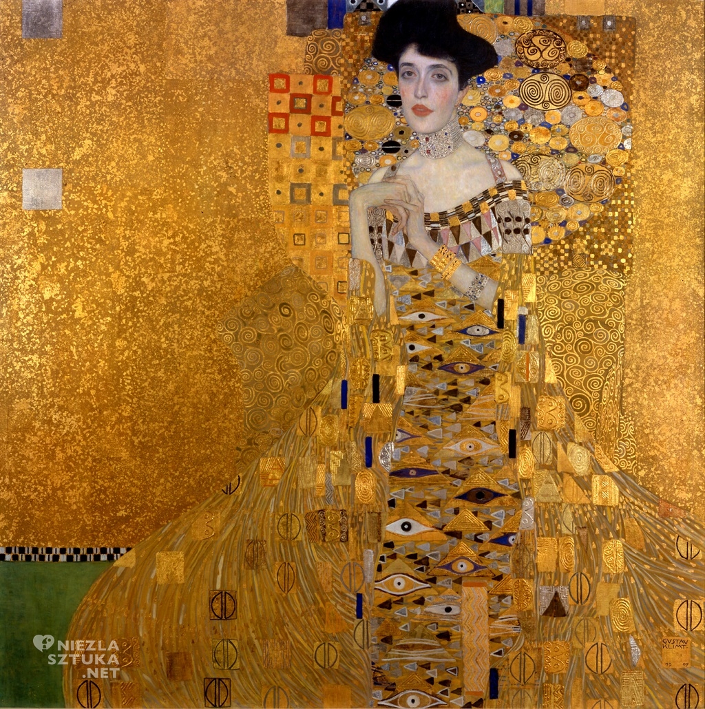 Gustav Klimt, Adele Bloch-Bauer I, 1907, Neue Galerie, New York, Niezła sztuka