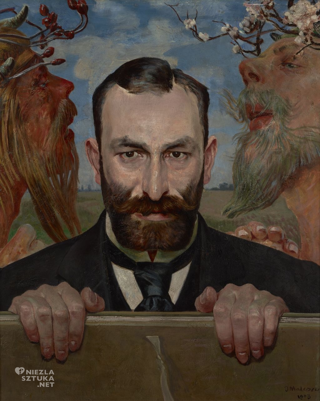 Jacek Malczewski, Portret Feliksa Jasieńskiego, Niezła sztuka