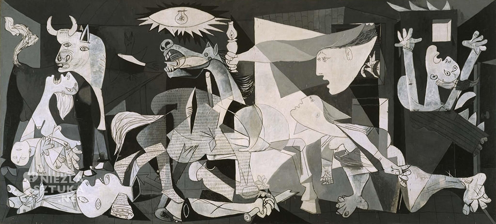 Pablo Picasso, Guernica, malarstwo, Niezła Sztuka