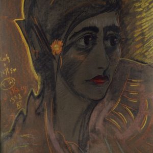Stanisław Ignacy Witkiewicz, Portret Ireny Krzywickiej, 1928, Muzeum Pomorza Środkowego w Słupsku