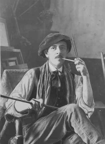 Tadeusz Makowski w swojej paryskiej pracowni, artyści polscy, Niezła Sztuka