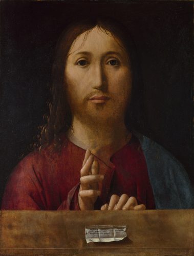 Antonello da Messina Salvator Mundi, 1465, National Gallery, London, Niezła sztuka