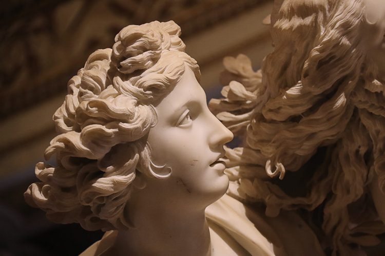Bernini, Apollo i Dafne, Galeria Borghese, Rzym, rzeźba, Niezła sztuka