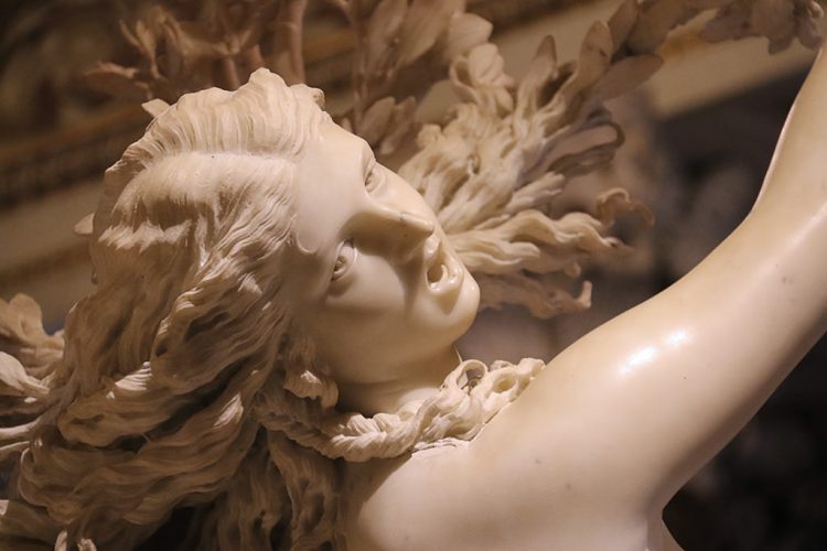 Bernini, Apollo i Dafne, Galeria Borghese, Rzym, rzeźba, Niezła sztuka