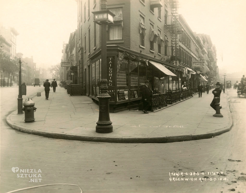 Greenwich Avenue, fotografia, Edward Hopper, inspiracja, sztuka amerykańska, Niezła Sztuka