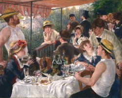 Auguste Renoir, Śniadanie wioślarzy, impresjonizm, Niezła sztuka
