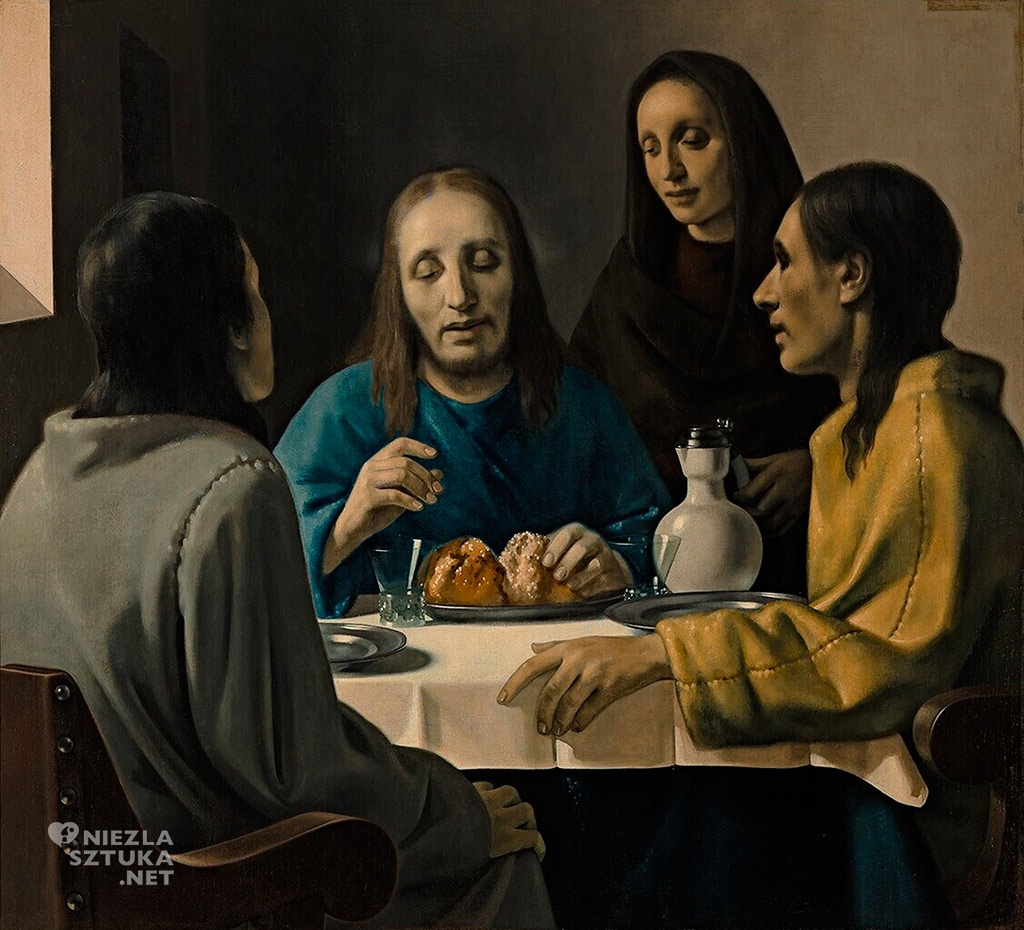 Han van Meegeren, fałszerz, Vermeer, Uczniowie w Emaus, fałszerstwa w sztuce, falsyfikat, Niezła sztuka