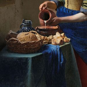 Johannes Vermeer Mleczarka, detal | ok. 1660, Rijksmuseum, Amsterdam