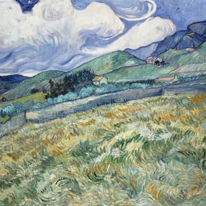 Vincent van Gogh, Pejzaż z Saint-Rémy, krajobraz, Francja, Niezła Sztuka