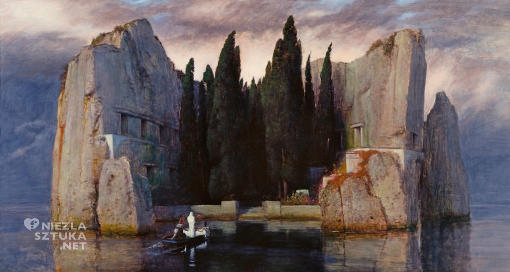 Arnold Bocklin, Wyspa umarłych, mitologia, malarstwo mitologiczne, symbolizm, Niezła Sztuka