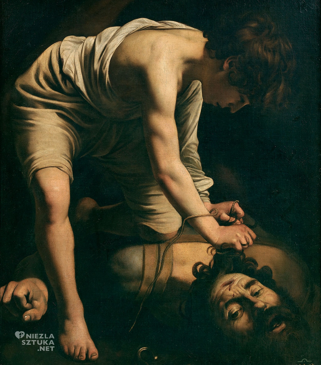 Caravaggio, Dawid z głową Goliata, Prado, sztuka włoska, Niezła sztuka