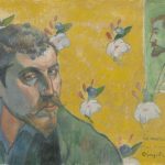 Paul Gauguin, Autoportret z portretem Émile'a Bernarda, malarstwo, japonizm, Niezła Sztuka