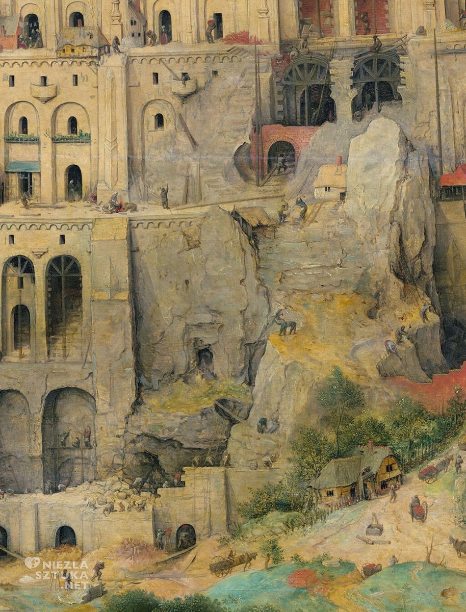 Pieter Bruegel starszy, Wieża Babel, 1563, Kunsthistorisches Museum, Wiedeń, Niezła sztuka