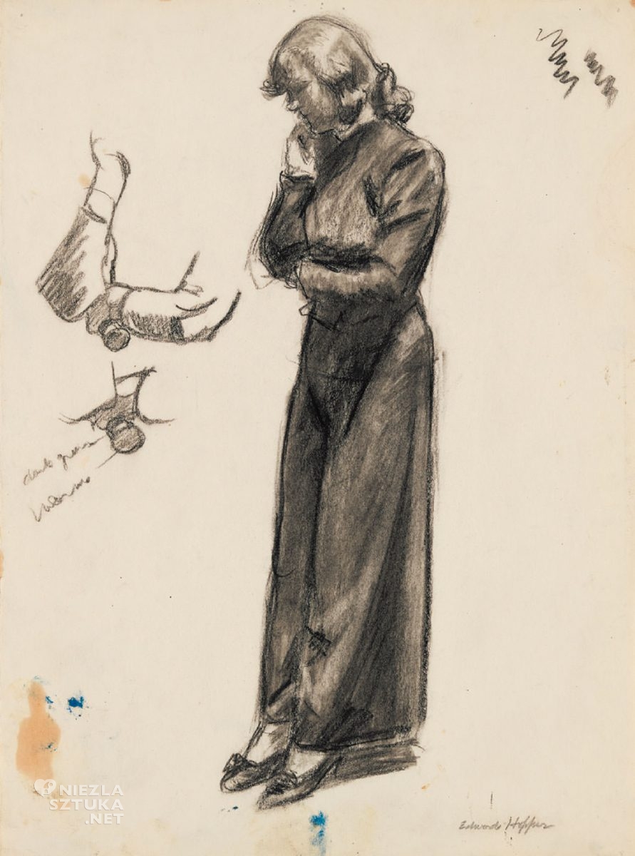 Edward Hopper, New York Movie, malarstwo amerykańskie, scena rodzajowa, Niezła Sztuka