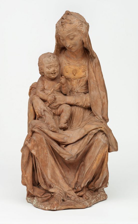 Leonardo da Vinci, Madonna ze śmiejącym się Dzieciątkiem, rzeźba, sztuka włoska, Niezła sztuka