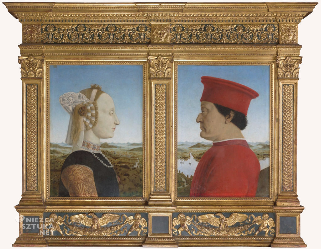 Portret Federica Da Montefeltro I Jego żony Battisty Sforza