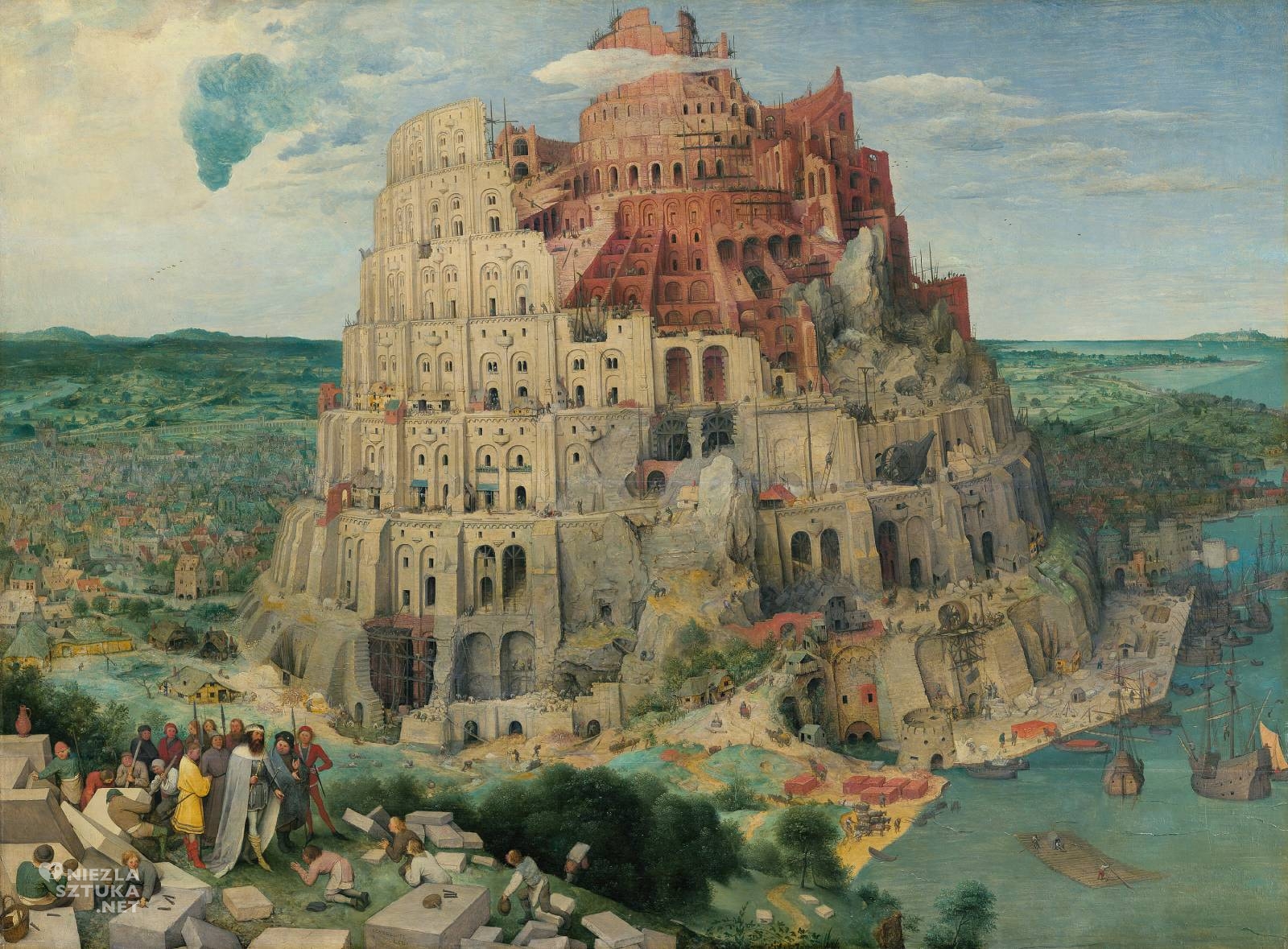 Pieter Bruegel, Wieża Babel, Wiedeń, 1563, Niezła sztuka