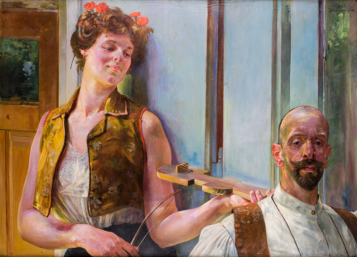 Jacek Malczewski, Zauroczenie, 1906, kolekcja prywatna, sztuka polska, symbolizm, Niezła sztuka