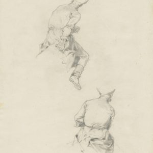 Józef Brandt, Dwaj jeźdźcy widziani z tyłu, sztuka polska, Niezła sztuka