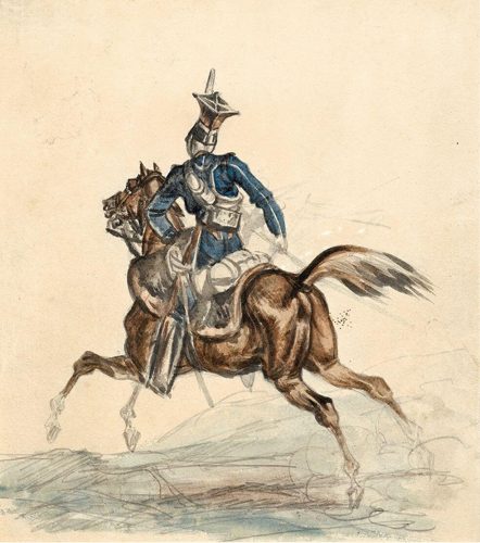 Piotr Michałowski, Ułan 1. pułku armii Królestwa Polskiego, sztuka polska, Niezła sztuka