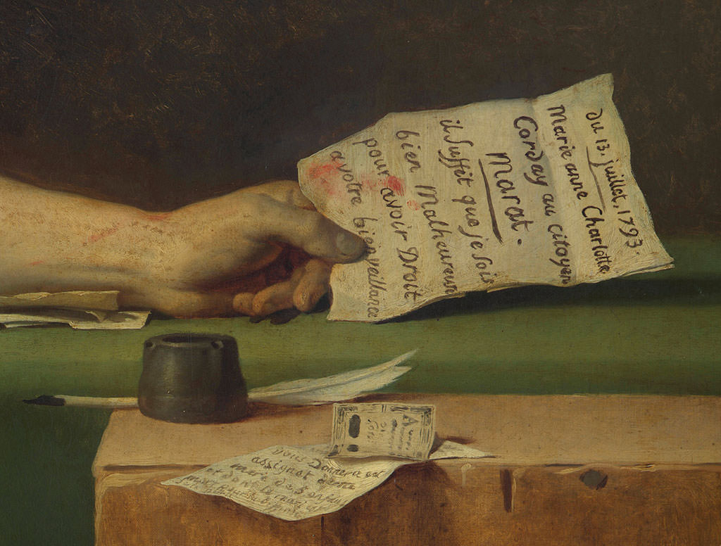 Jacques Louis David, Śmierć Marata, Niezła sztuka