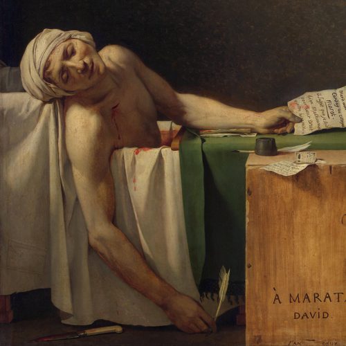 Jacques Louis David, Śmierć Marata, niezła sztuka