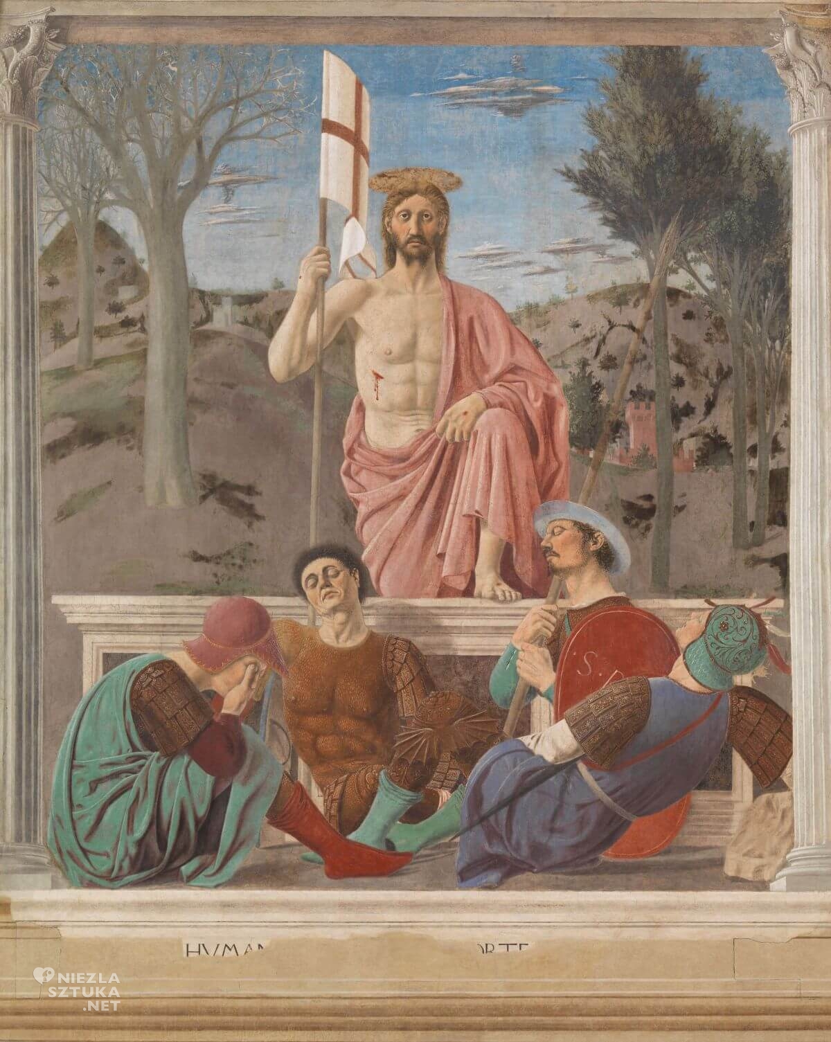Piero della Francesca, Zmartwychwstanie, sztuka włoska, malarstwo włoskie, renesans, Niezła sztuka