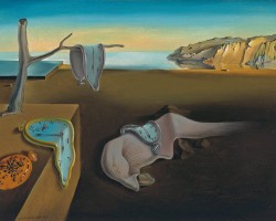 Salvador Dali, Trwałość pamięci, Miękkie zegary, Uporczywość pamięci, malarstwo hiszpańskie, surrealizm, Niezła sztuka