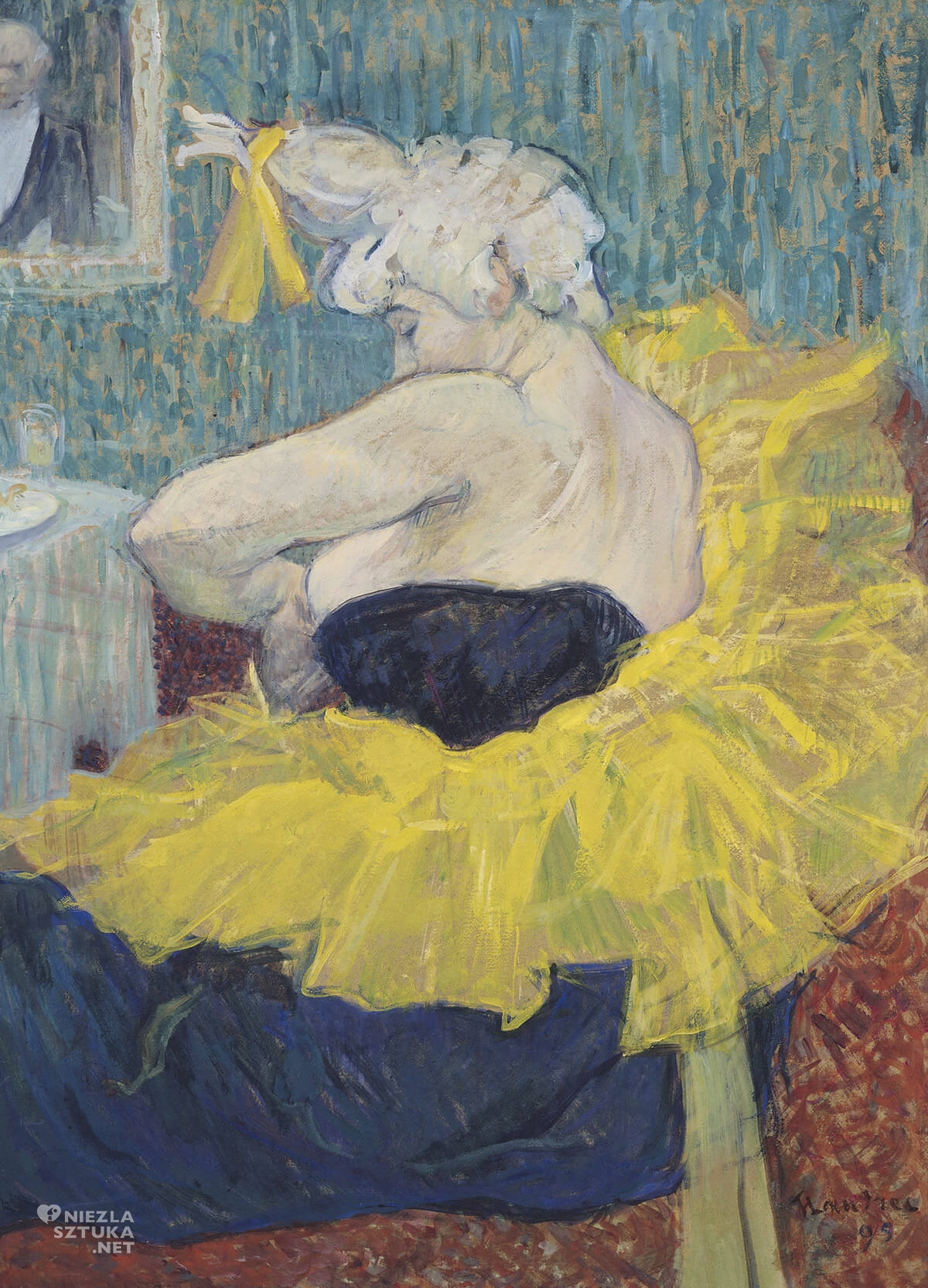 Henri de Toulouse-Lautrec, Klownessa Cha-u-Kao, Moulin Rouge, niezła sztuka
