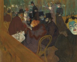 Henri de Toulouse-Lautrec, W Moulin Rouge, sztuka francuska, malarstwo francuskie, Art Institute of Chicago, Niezła Sztuka