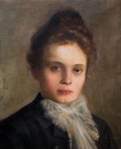 Soter Jaxa-Małachowski, Portret żony, malarstwo polskie, sztuka polska, Niezła sztuka