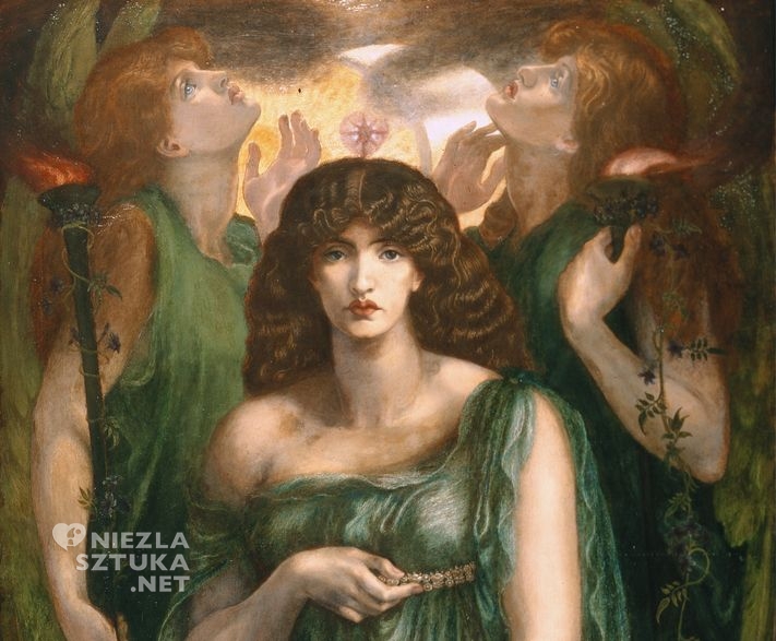 Dante Gabriel Rossetti, Astarte Syriaca, prerafaelici, sztuka brytyjska, Niezła Sztuka