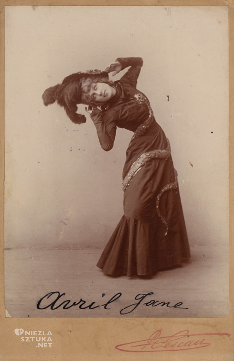 Jane Avril, Henri de Toulouse-Lautrec, Moulin Rouge, kankan, Niezła sztuka