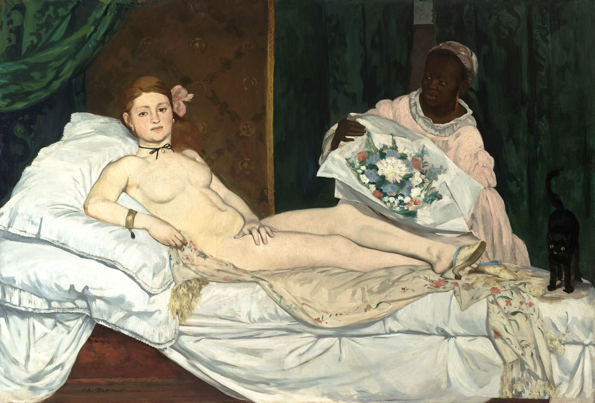 Édouard Manet, Olimpia, akt, Musée d’Orsay, Niezła sztuka