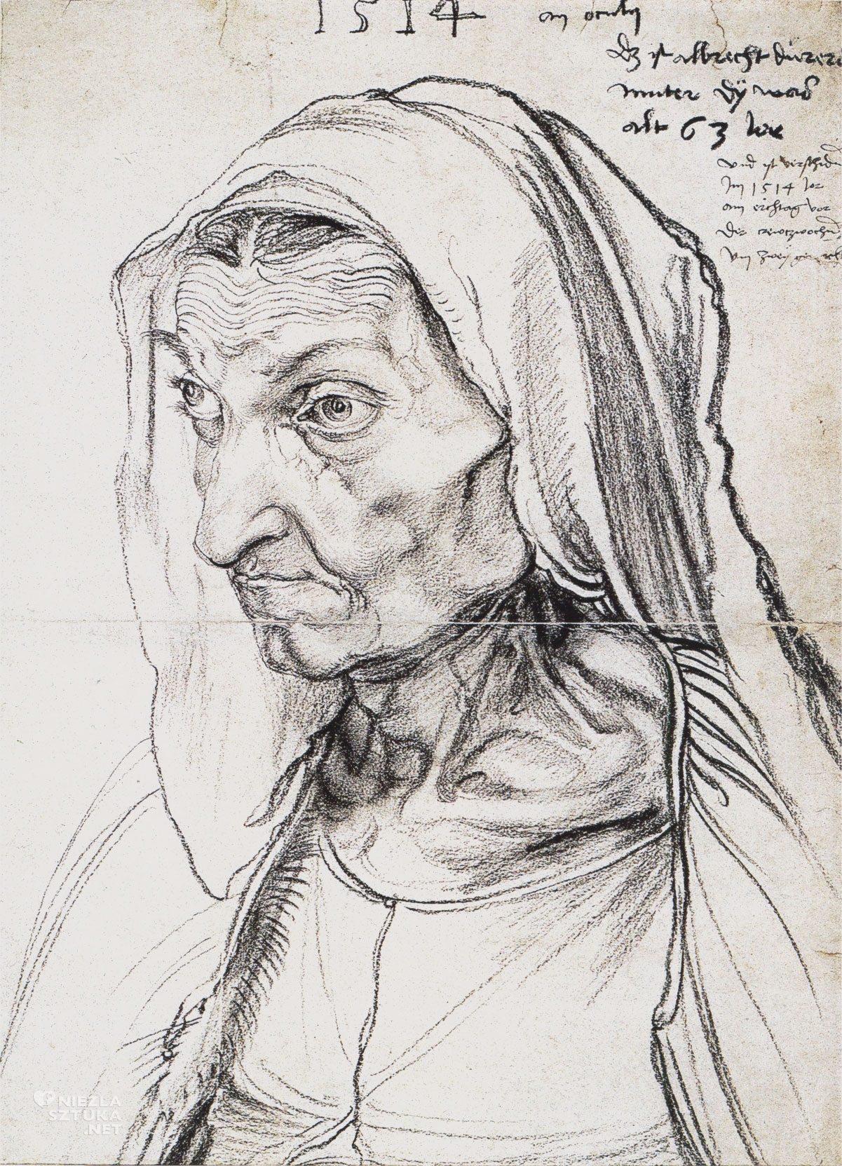 Albrecht Dürer, Portret matki, matka, Niezła sztuka