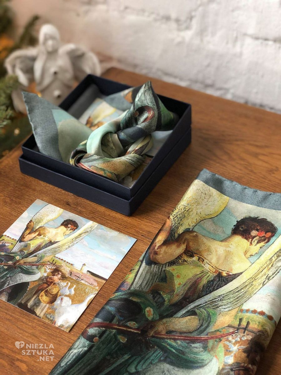 Jacek Malczewski Aniele pójdę za Tobą, poszetka.com, moda męska, Niezła sztuka