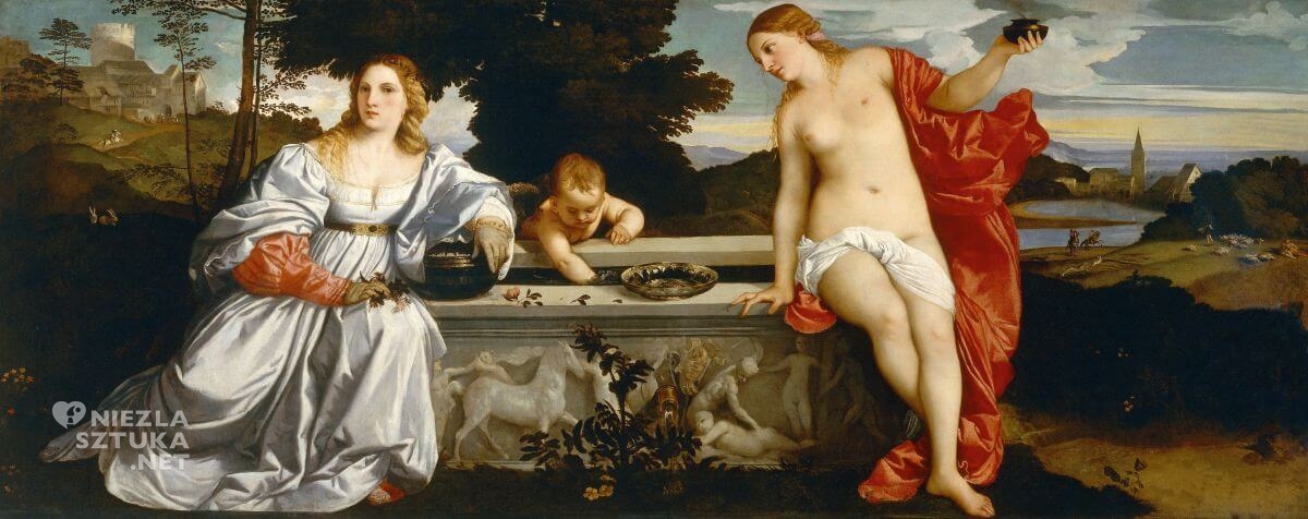 Tycjan, Miłość ziemska i niebiańska, malarstwo włoskie, sztuka włoska, Niezła sztuka