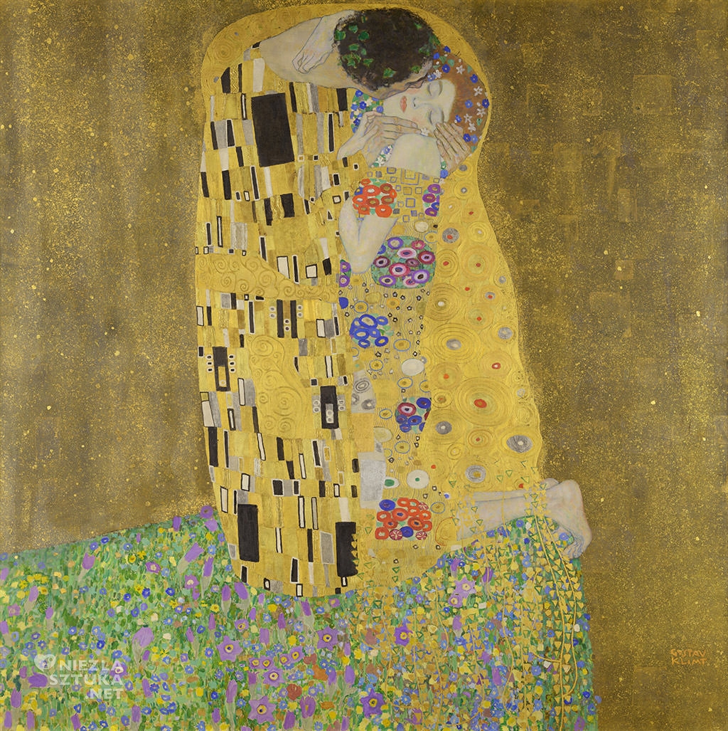 Gustav Klimt, Pocałunek, secesja wiedeńska, Niezła sztuka