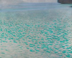 Gustav Klimt, Attersee, pejzaż, Niezła sztuka