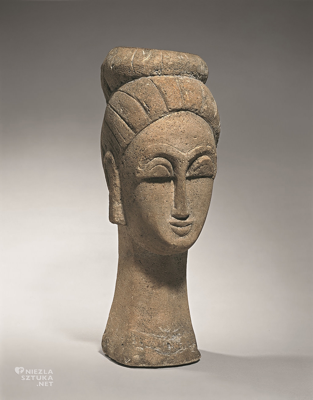 Amedeo Modigliani, Głowa kobiety, rzeźba, sztuka włoska, sztuka nowoczesna, Ecole de Paris, Niezła Sztuka