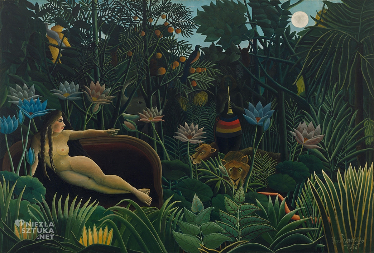Henri Rousseau, Sen, Moma, akt, akt w malarstwie, sztuka naiwna, Niezła sztuka