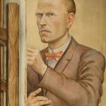 Otto Dix, Autoportret ze sztalugą, Niezła Sztuka