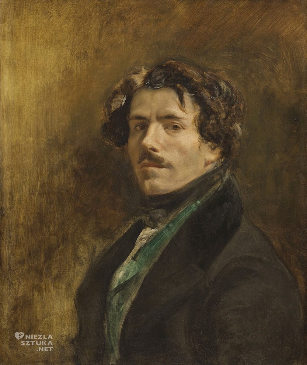 Eugène Delacroix, Autoportret, Luwr, Paryż, Niezła sztuka