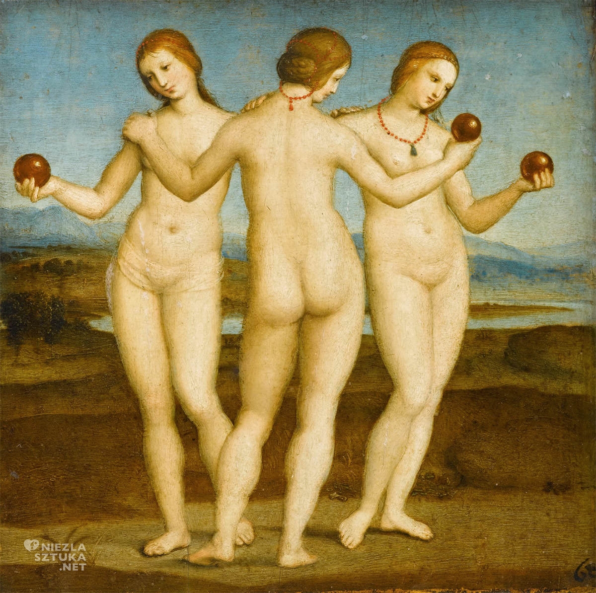 Rafael Santi, Trzy Gracje, sztuka włoska, Niezła sztuka