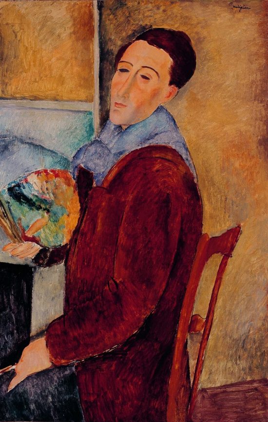 Amedeo Modigliani, Autoportret, malarz, Niezła sztuka