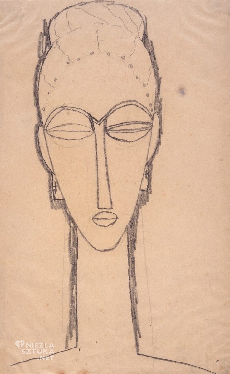 Amedeo Modigliani, szkic do rzeźby, Niezła sztuka